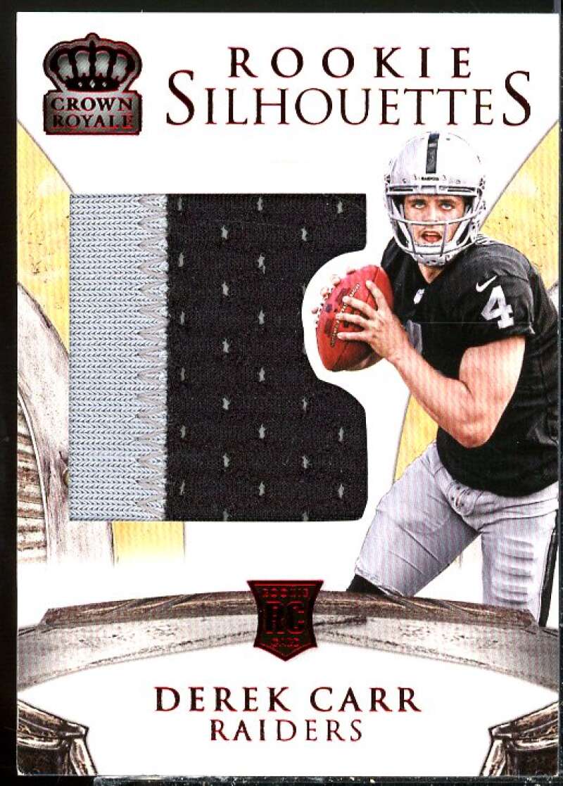 Derek Carr Rookie Card 2014 Crown Royale Rookie Silhouettes #227  Image 1