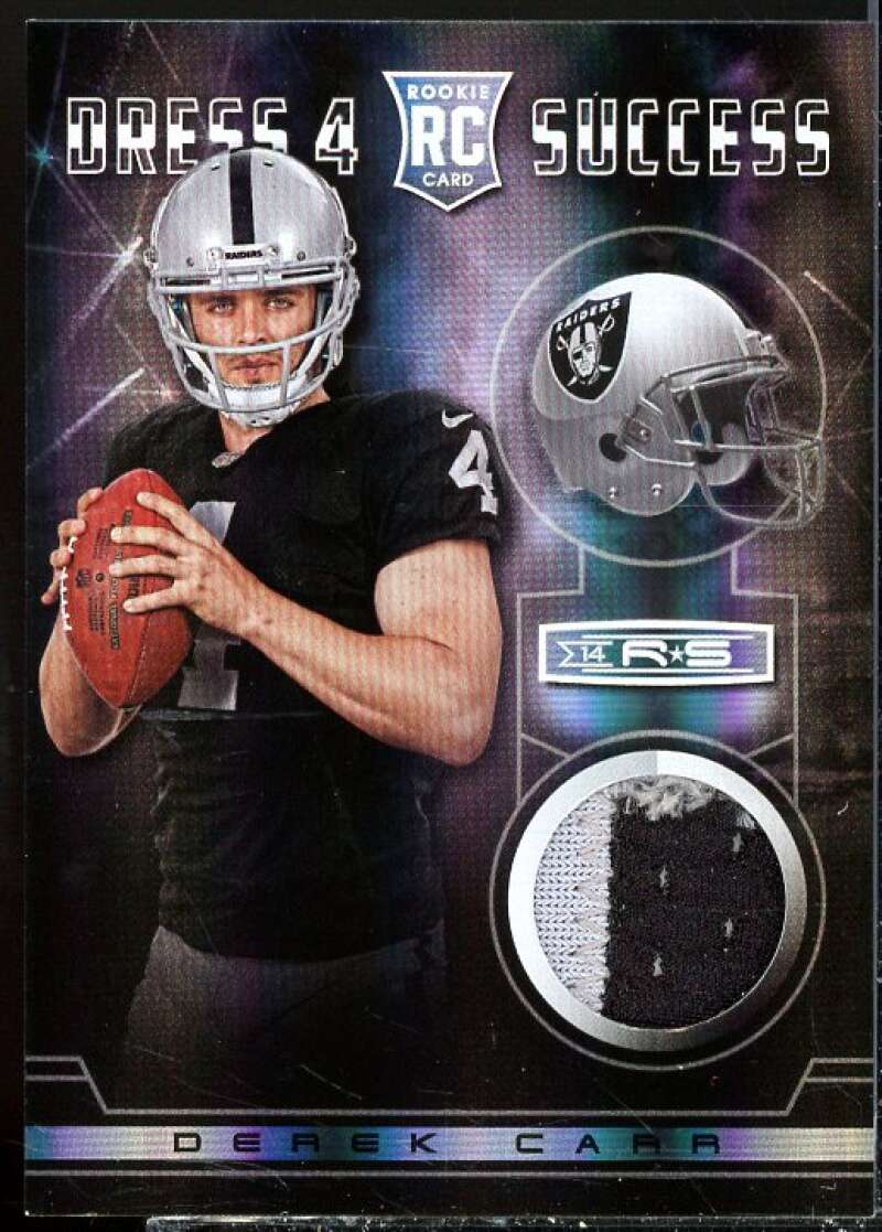Derek Carr Rookie 2014 Rookies Stars Longevity Dress 4 Success Materials #DSDC  Image 1