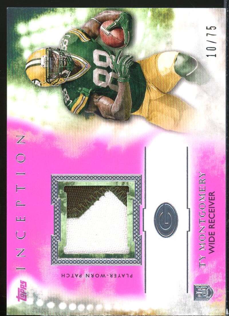 Ty Montgomery Rookie 2015 Topps Inception Rookie Relics Patch Magenta #RPTM  Image 1