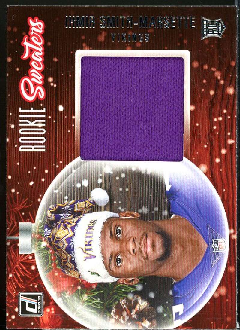 Ihmir Smith-Marsette Rookie Card 2021 Donruss Rookie Holiday Sweater #41  Image 1