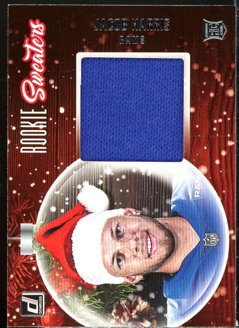 Jacob Harris Card 2021 Donruss Rookie Holiday Sweater #40  Image 1
