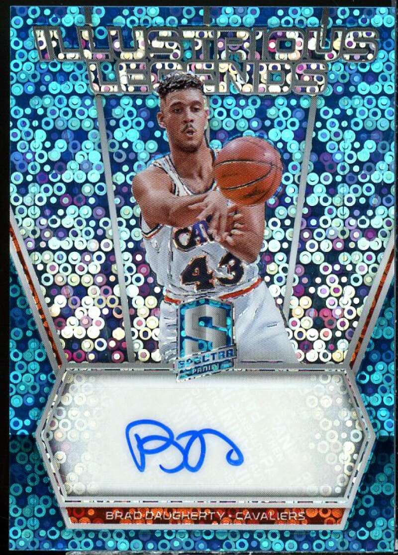 Brad Daugherty 2017 Panini Spectra Illustrious Legends Signatures Neon Blue #23  Image 1