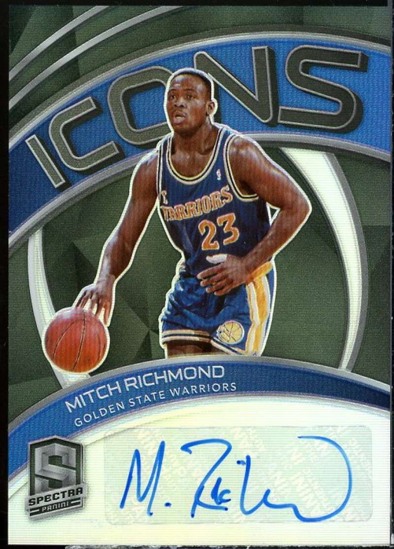 Mitch Richmond Card 2020-21 Panini Spectra Icons Autographs #4  Image 1