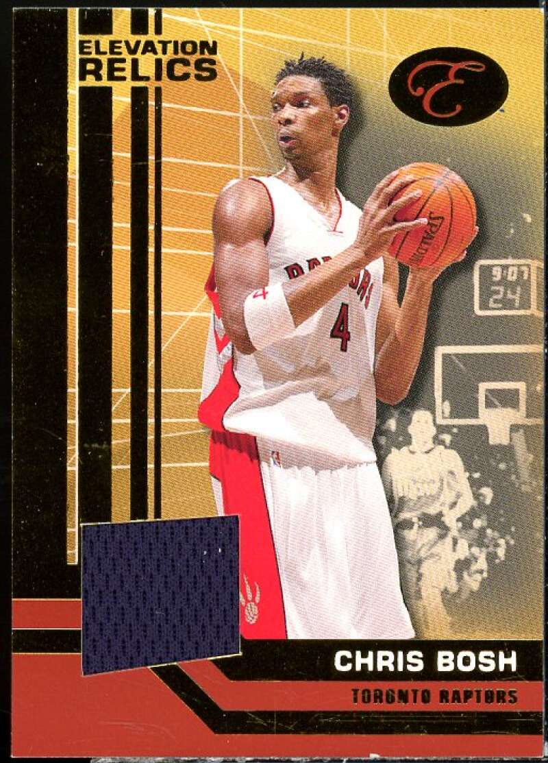 Chris Bosh Card 2007-08 Bowman Elevation Relics Red #CBO  Image 1