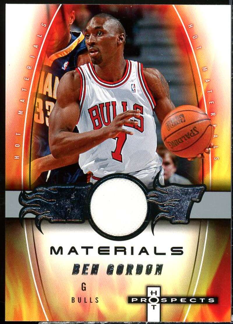 Ben Gordon Card 2006-07 Fleer Hot Prospects Hot Materials Jerseys #BG  Image 1