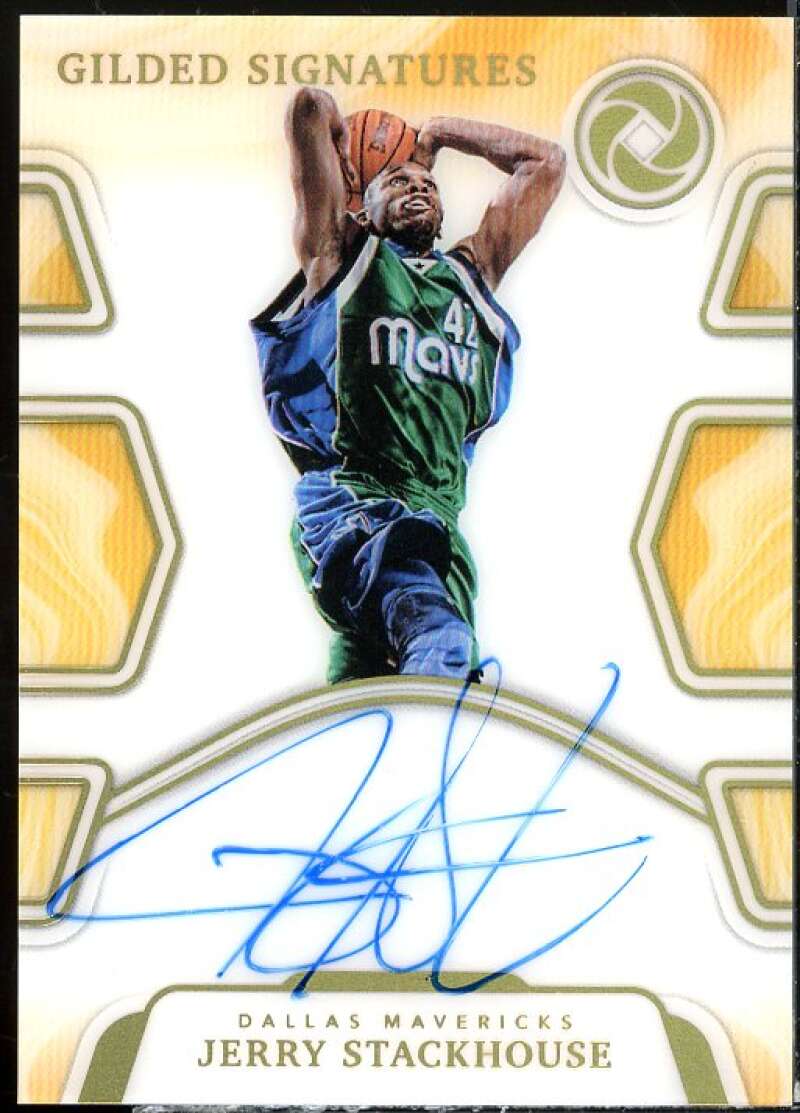 Jerry Stackhouse Card 2018-19 Panini Opulence Gilded Signatures #14  Image 1
