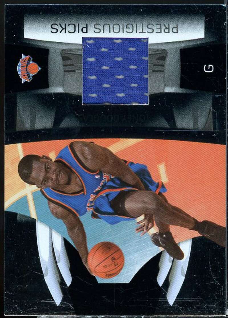 Toney Douglas Card 2009-10 Prestige Prestigious Picks Patches Platinum #27  Image 1