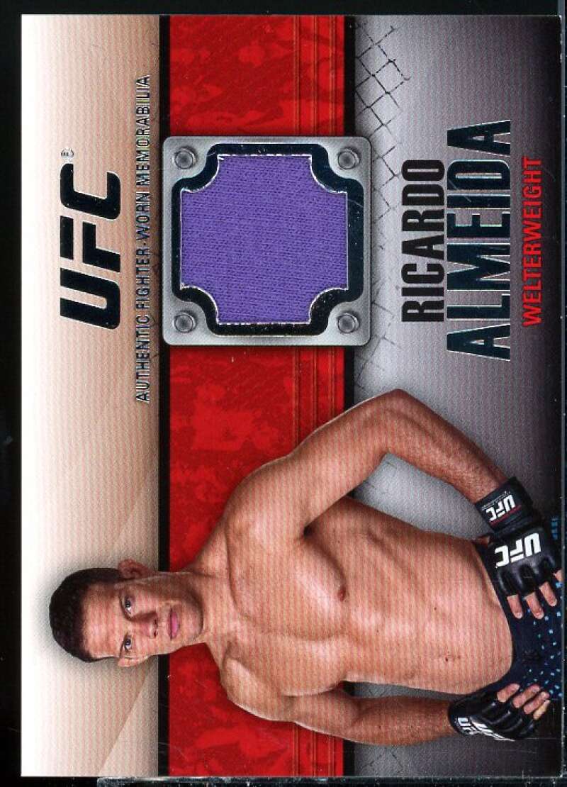 Ricardo Almeida Card 2011 Topps UFC Title Shot Fighter Relics #FRRA  Image 1