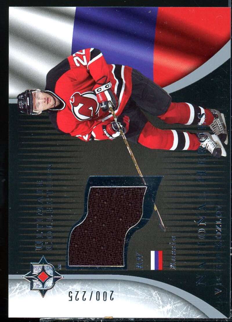 Viktor Kozlov Card 2005-06 Ultimate Collection National Heroes Jerseys #NHJVK  Image 1