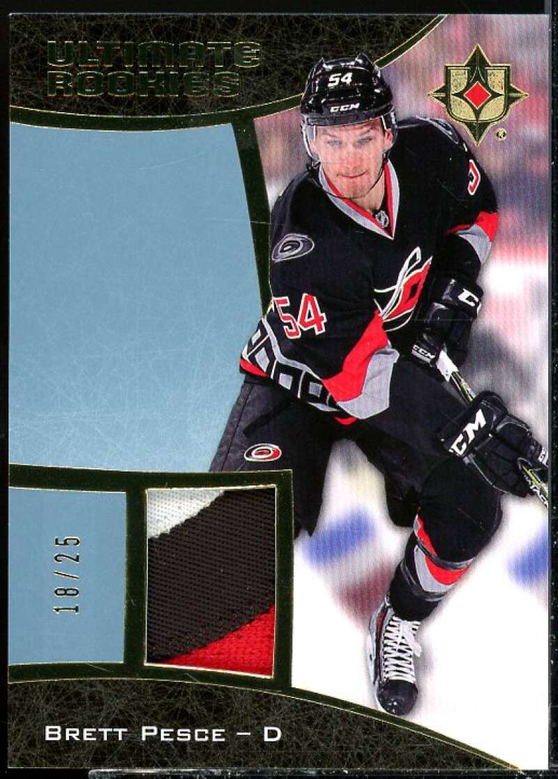 Brett Pesce PATCH Rookie Card 2015-16 Ultimate Collection Gold #51  Image 1