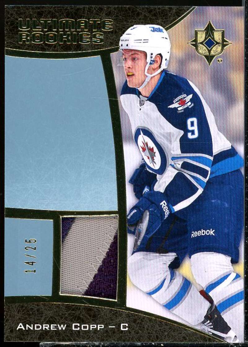 Andrew Copp PATCH Rookie Card 2015-16 Ultimate Collection Gold #97  Image 1