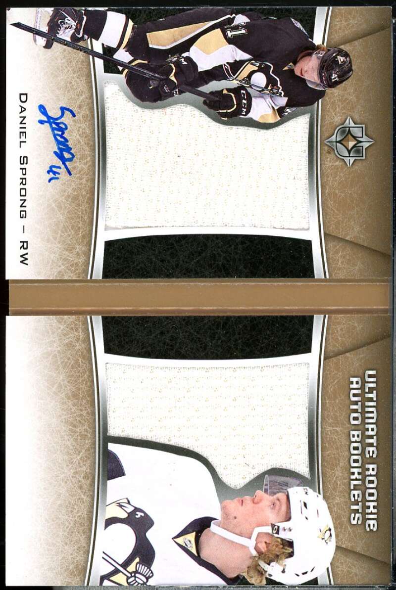 Daniel Sprong 2015 Ultimate Collection Ultimate Rookie AU Relic Booklet #RBRDS  Image 1