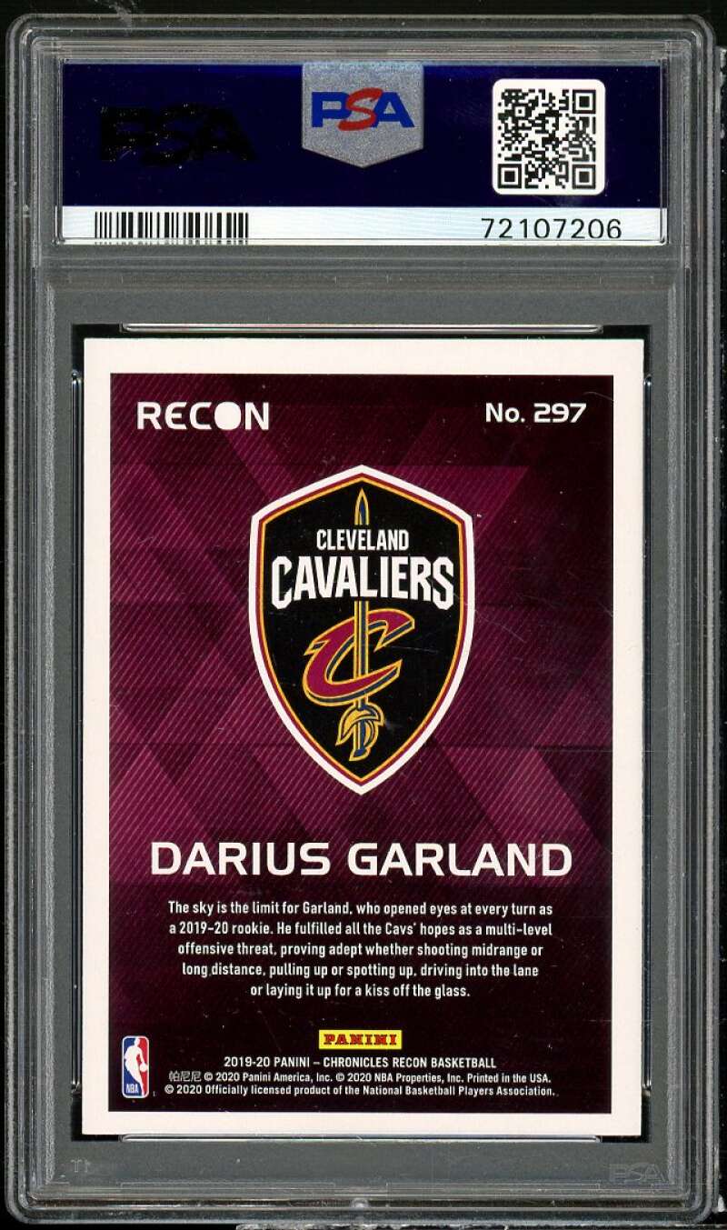 Darius Garland Rookie Card 2019-20 Panini Chronicles #297 PSA 10 Image 2