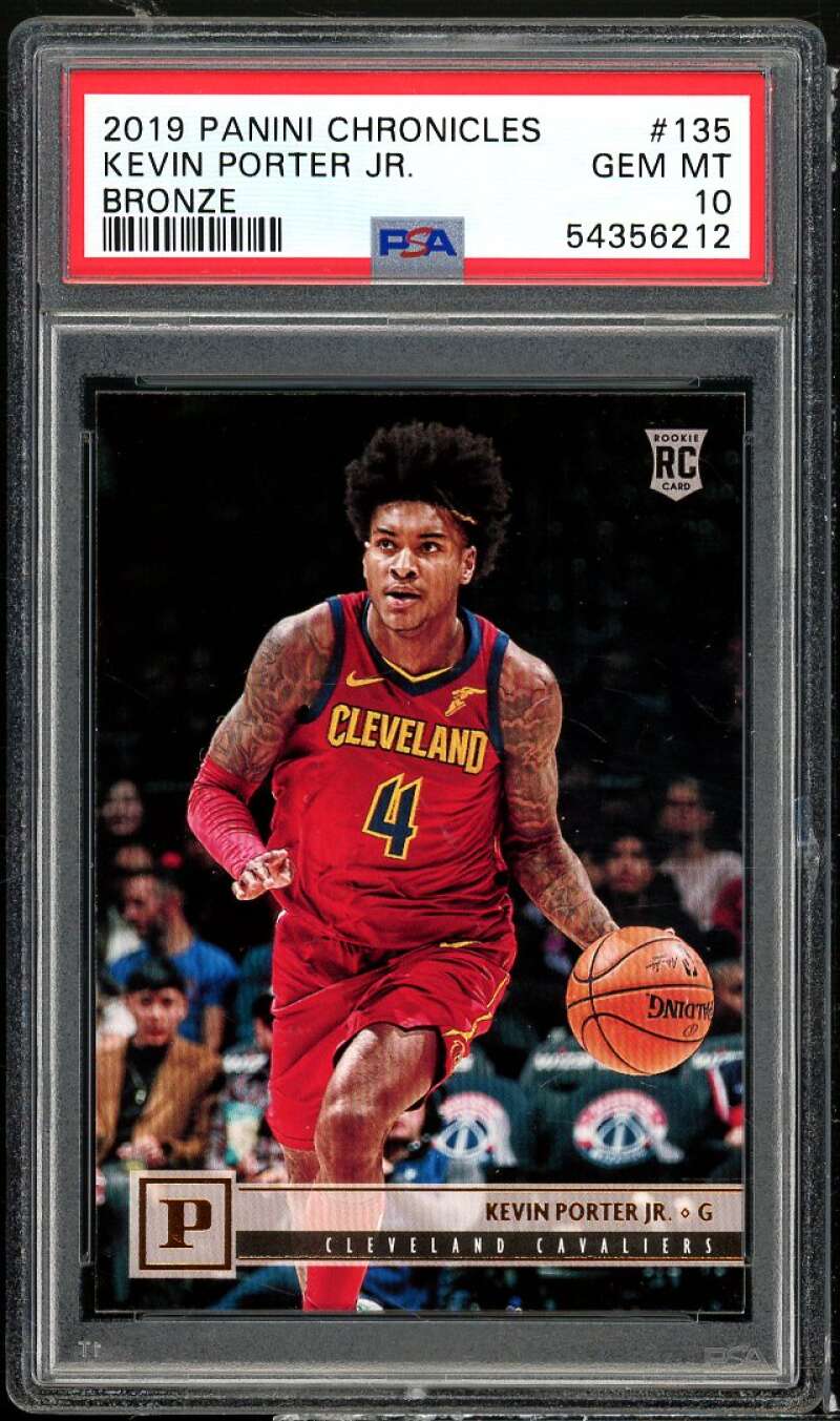 Kevin Porter Jr. Rookie Card 2019-20 Panini Chronicles Bronze #135 PSA 10 Image 1