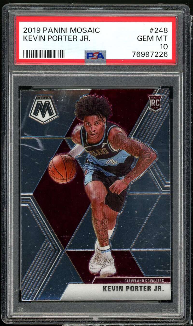 Kevin Porter Jr. Rookie Card 2019-20 Panini Mosaic #248 PSA 10 Image 1