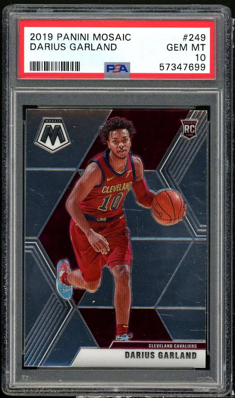 Darius Garland Rookie Card 2019-20 Panini Mosaic #249 PSA 10 Image 1