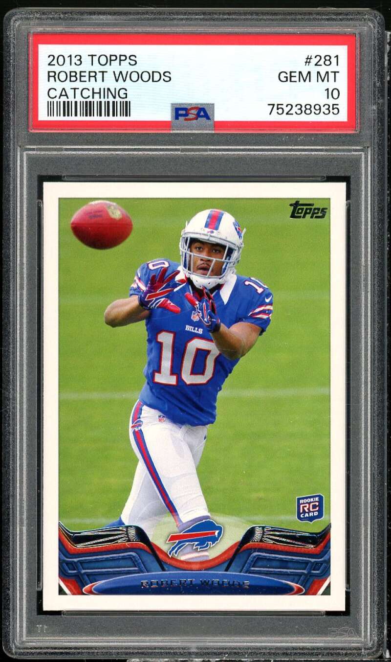 Robert Woods Rookie Card 2013 Topps #281 PSA 10 Image 1