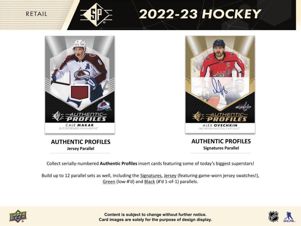 2022-23 Upper Deck SP Hockey 8-Pack Blaster Box Image 4