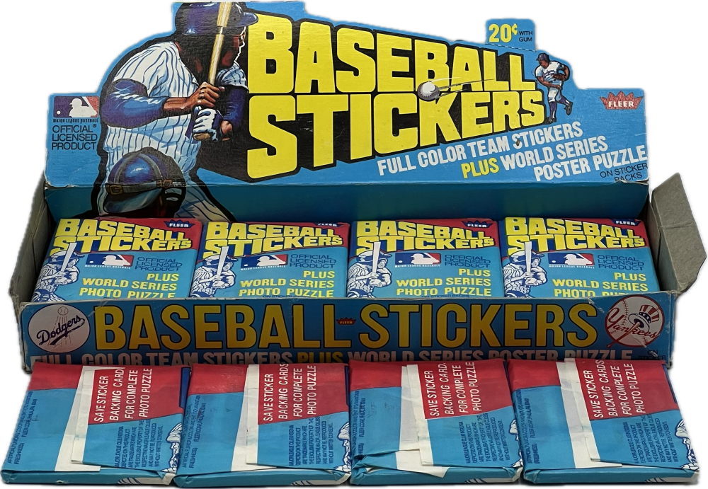 1979 Fleer Baseball Stickers Box w/ 24 packs Image 1