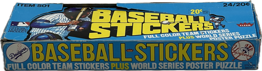 1979 Fleer Baseball Stickers Box w/ 24 packs Image 2