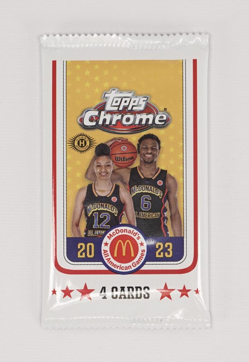 2023 Topps McDonald's All American Chrome Basketball Hobby Box Image 3