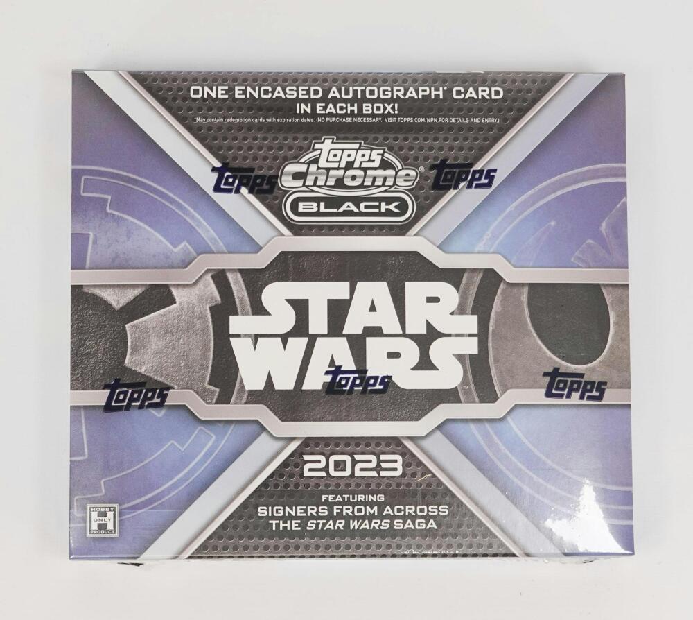 2023 Topps Star Wars Chrome Black Hobby Box  Image 1