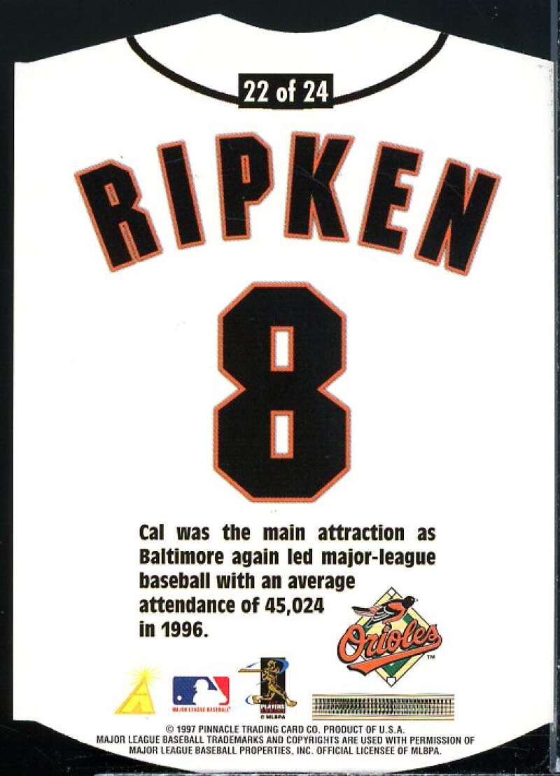 Cal Ripken HOME Card 1997 Pinnacle Home/Away #11B  Image 2