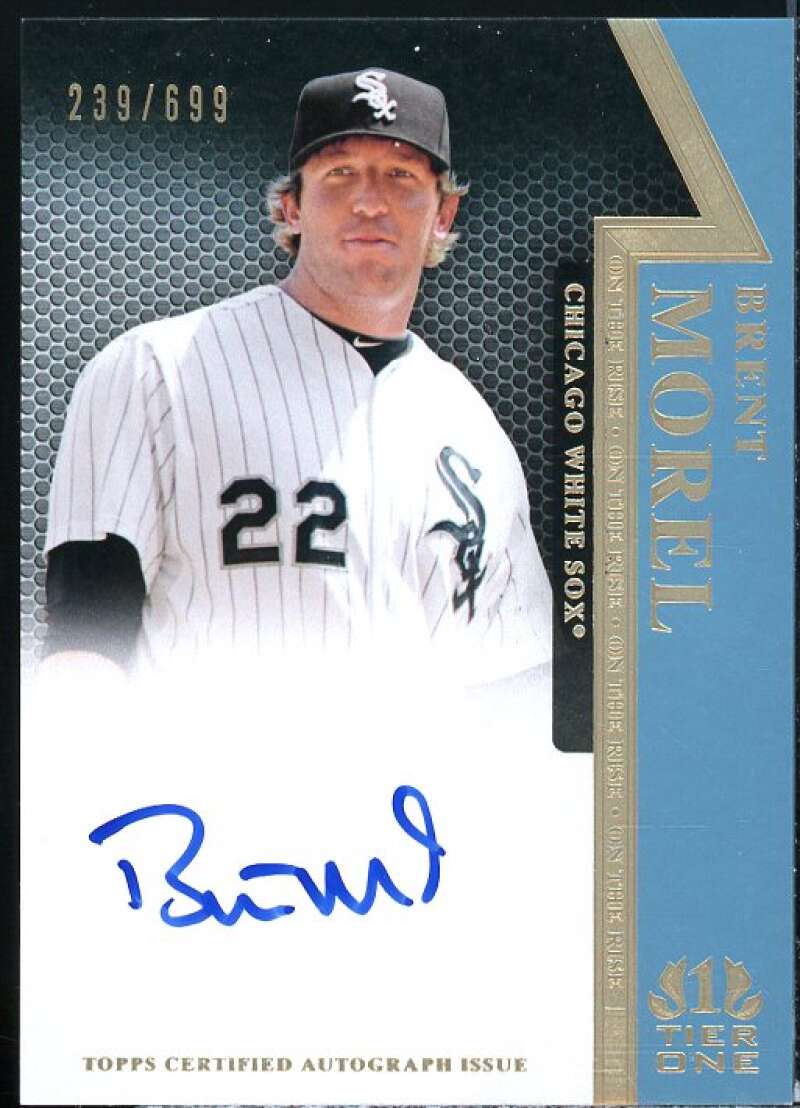 Brent Morel Card 2011 Topps Tier One On The Rise Autographs #BM  Image 1