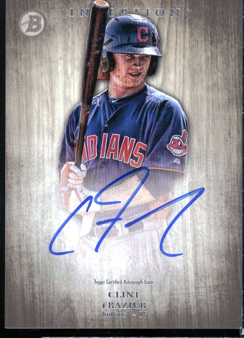Clint Frazier Card 2014 Bowman Inception Prospect Autographs #PACF  Image 1
