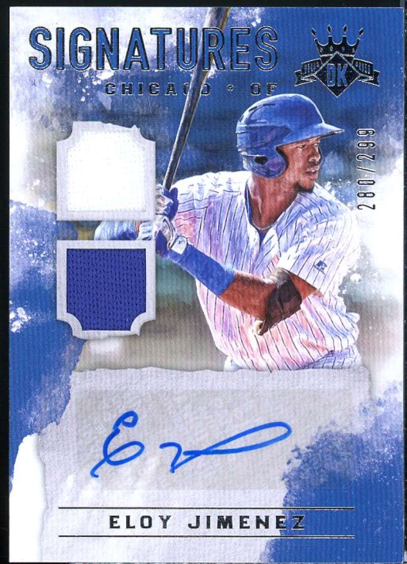 Eloy Jimenez Card 2017 Diamond Kings DK Signature Materials #DKSEJ  Image 1