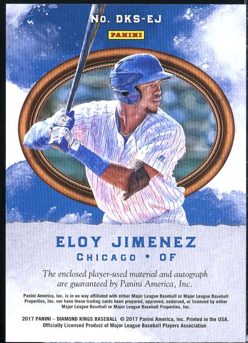 Eloy Jimenez Card 2017 Diamond Kings DK Signature Materials #DKSEJ  Image 2