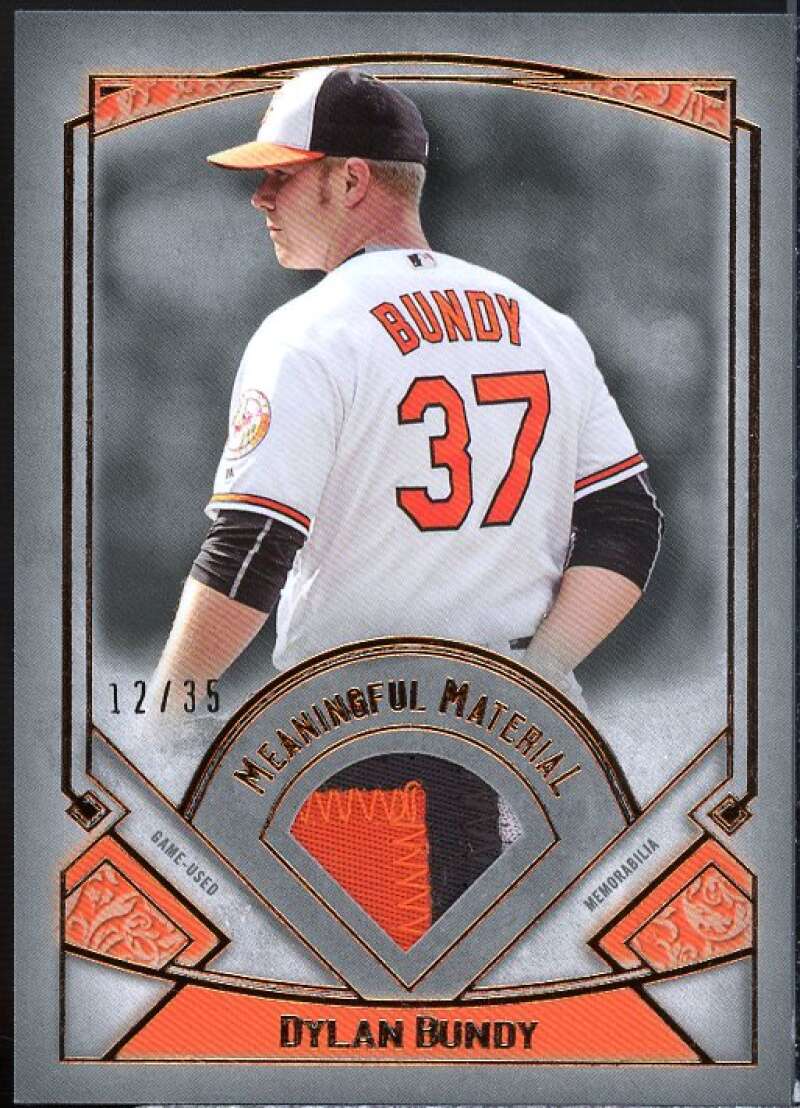 Dylan Bundy 2017 Museum Collection Meaningful Materials Relics Copper #MMDB  Image 1
