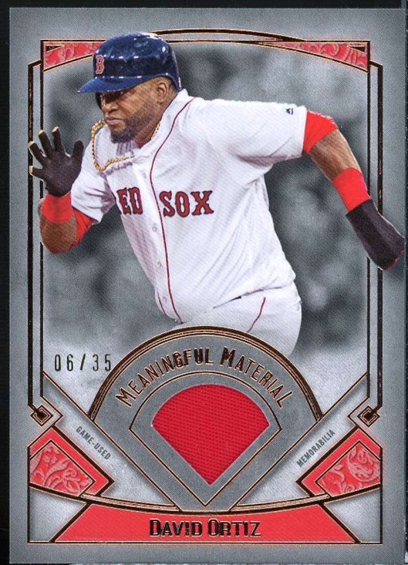 David Ortiz 2017 Museum Collection Meaningful Materials Relics Copper #MRDO  Image 1