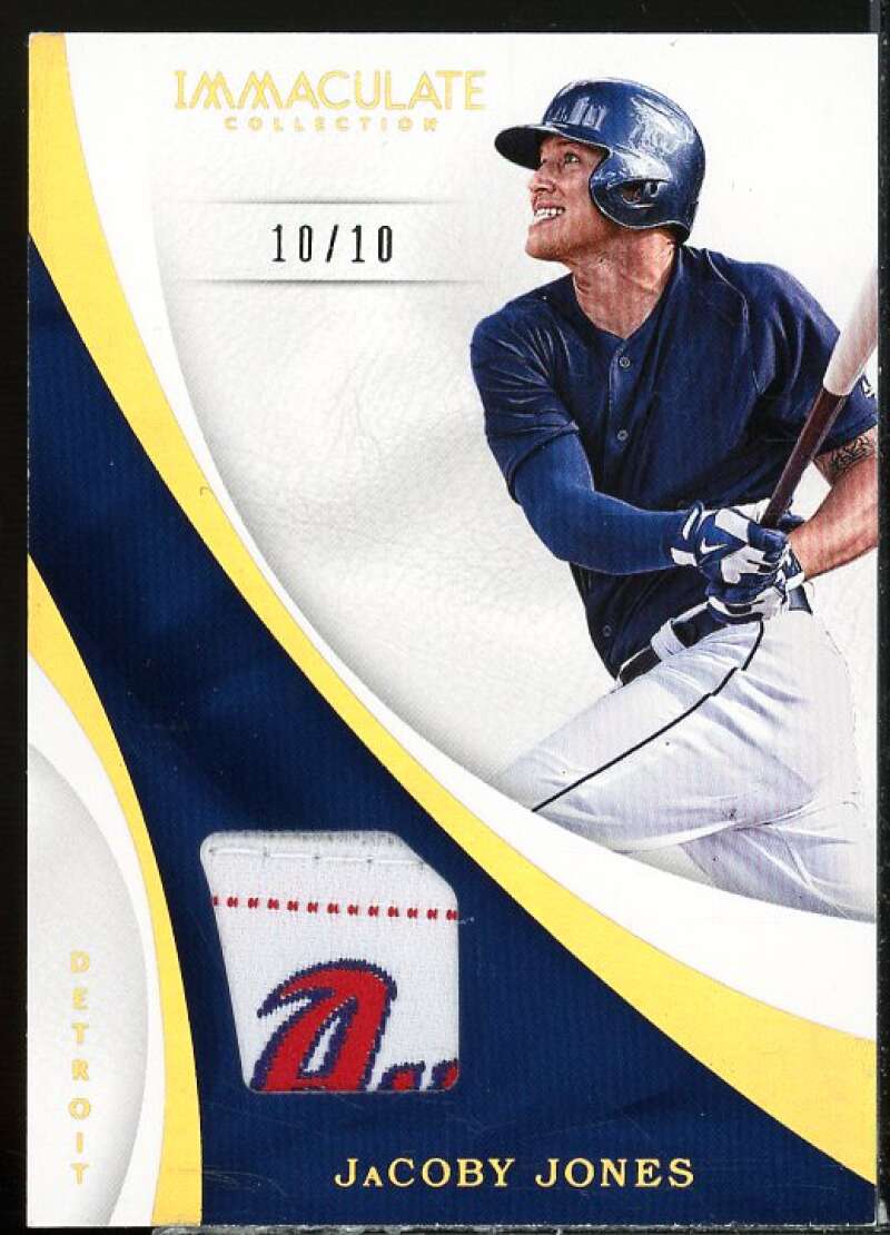 Jacoby Jones 2017 Immaculate Collection Immaculate Swatches Laundry Tag #53  Image 1