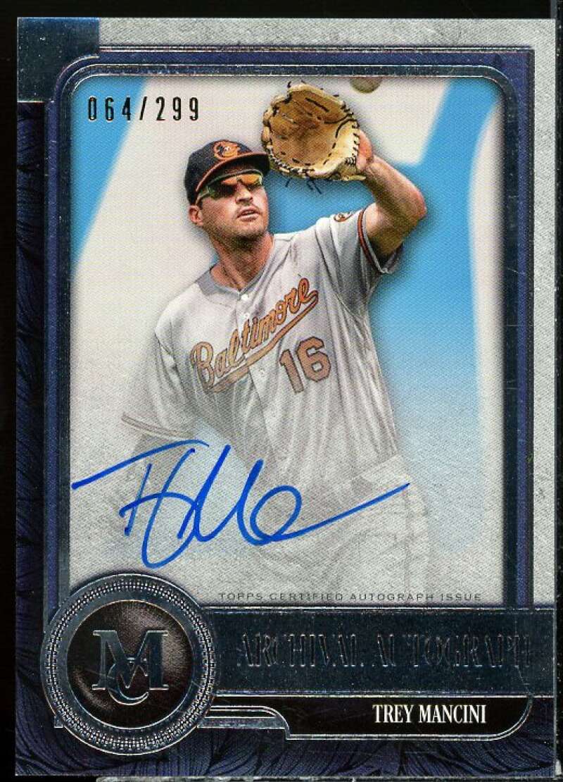 Trey Mancini Card 2019 Topps Museum Collection Archival Autographs #AATMA  Image 1