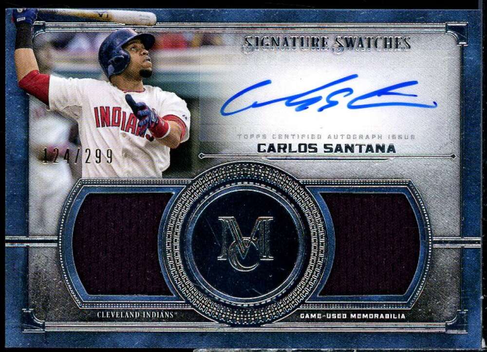 Carlos Santana 2019 Museum Collection Signature Swatches Dual Relic AU #SSDACS  Image 1