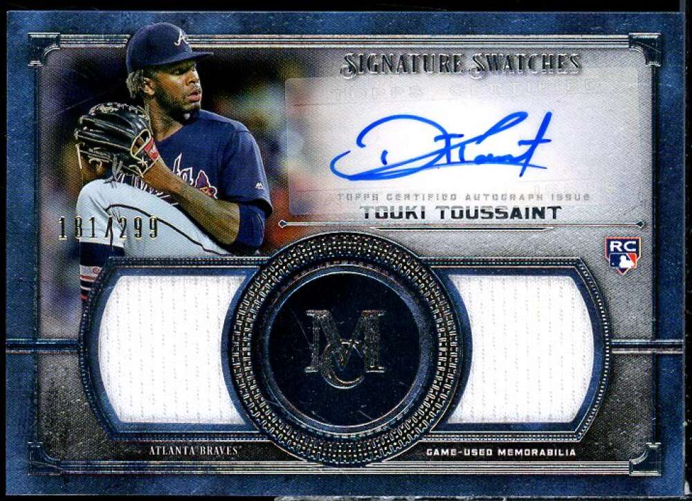 Touki Toussaint 2019 Museum Collection Signature Swatches Dual Relic AU #SSDATT  Image 1