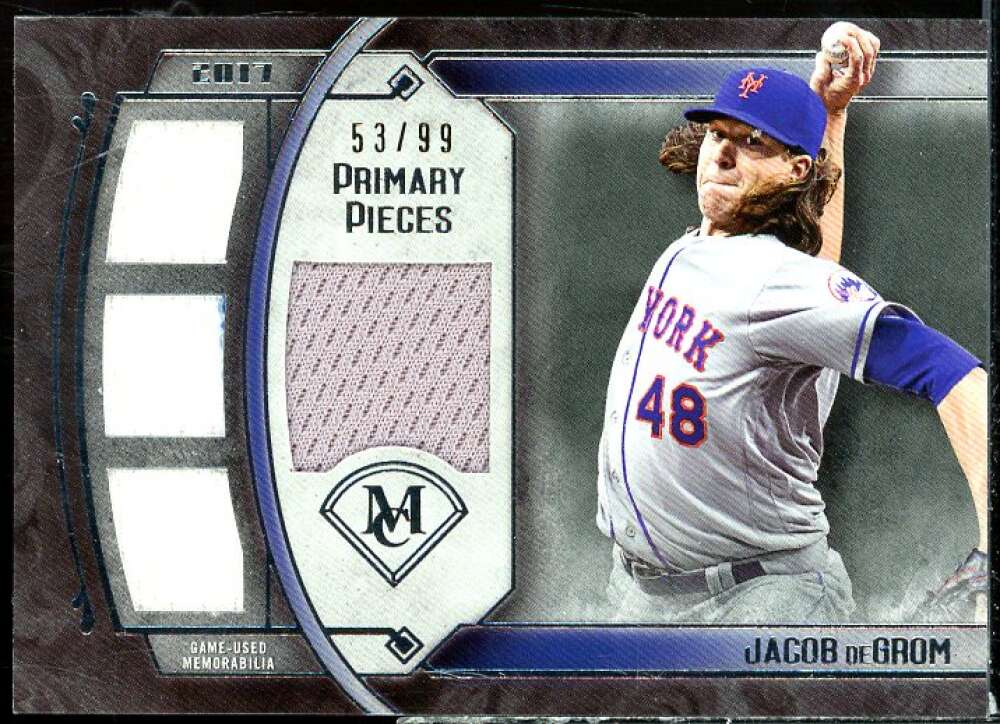 Jacob deGrom 2017 Topps Museum Collection Primary Pieces Quad Relics #SPRJD  Image 1