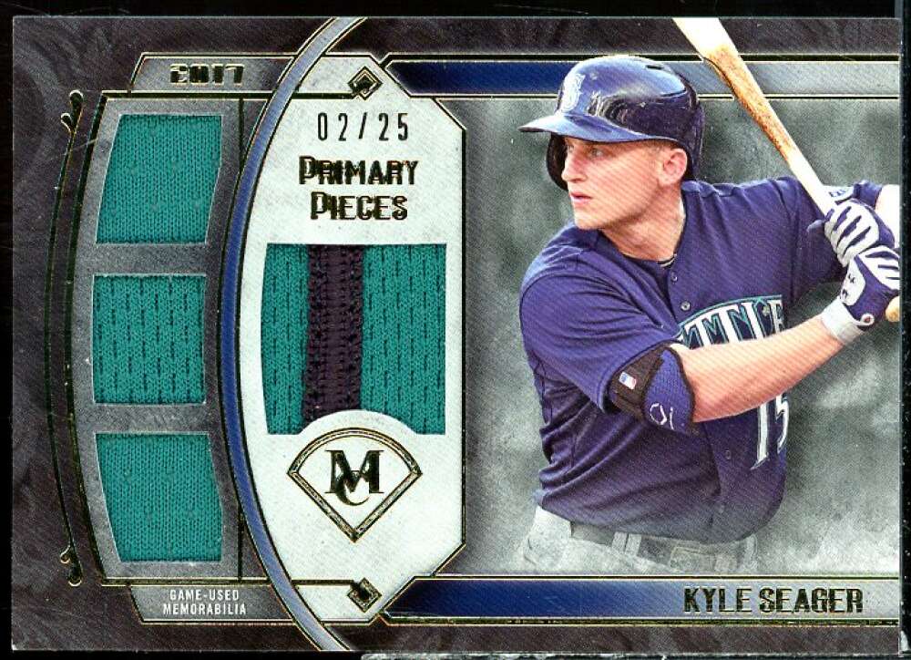 Kyle Seager 2017 Topps Museum Collection Primary Pieces Quad Relics Gold #SPRKS  Image 1