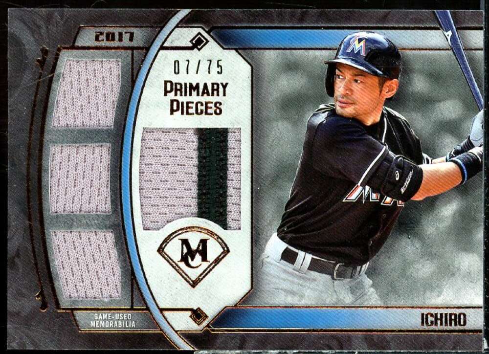 Ichiro 2017 Topps Museum Collection Primary Pieces Quad Relics Copper #SPRI  Image 1