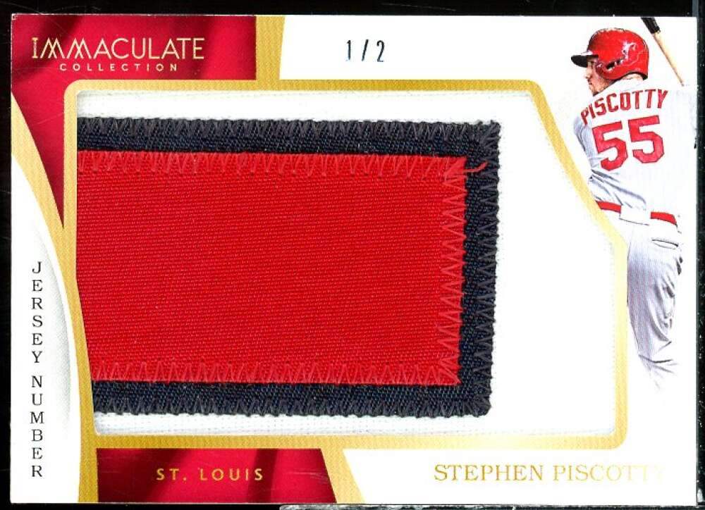 Stephen Piscotty 2017 Immaculate Collection Jumbo Materials Jersey Number #69  Image 1