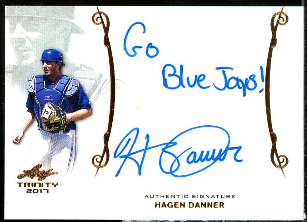 Hagen Danner Card 2017 Leaf Trinity #AHD1  Image 1