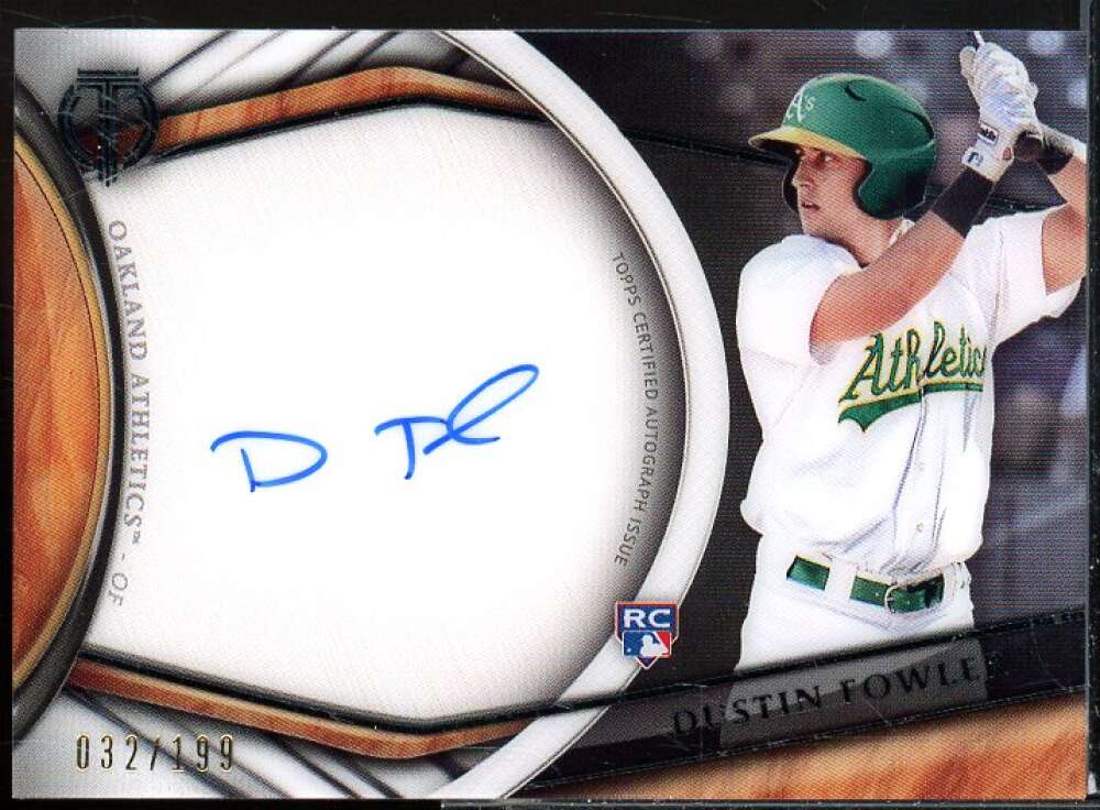 Dustin Fowler Card 2018 Topps Tribute Autographs #TADFO  Image 1