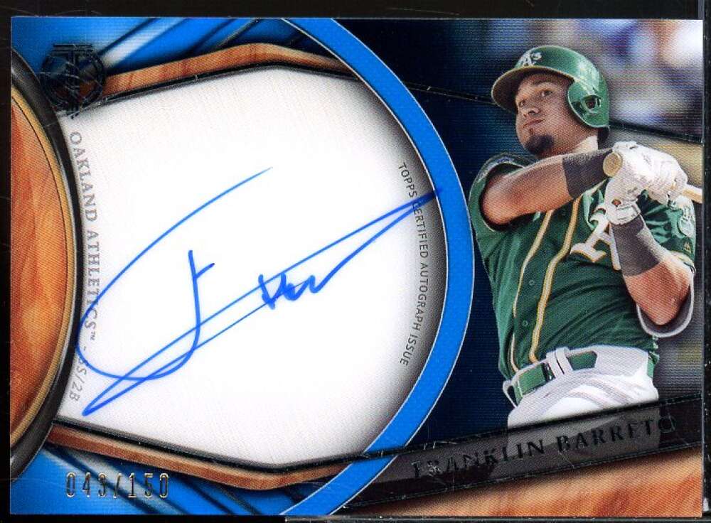 Franklin Barreto Card 2018 Topps Tribute Autographs Blue #TAFBA  Image 1