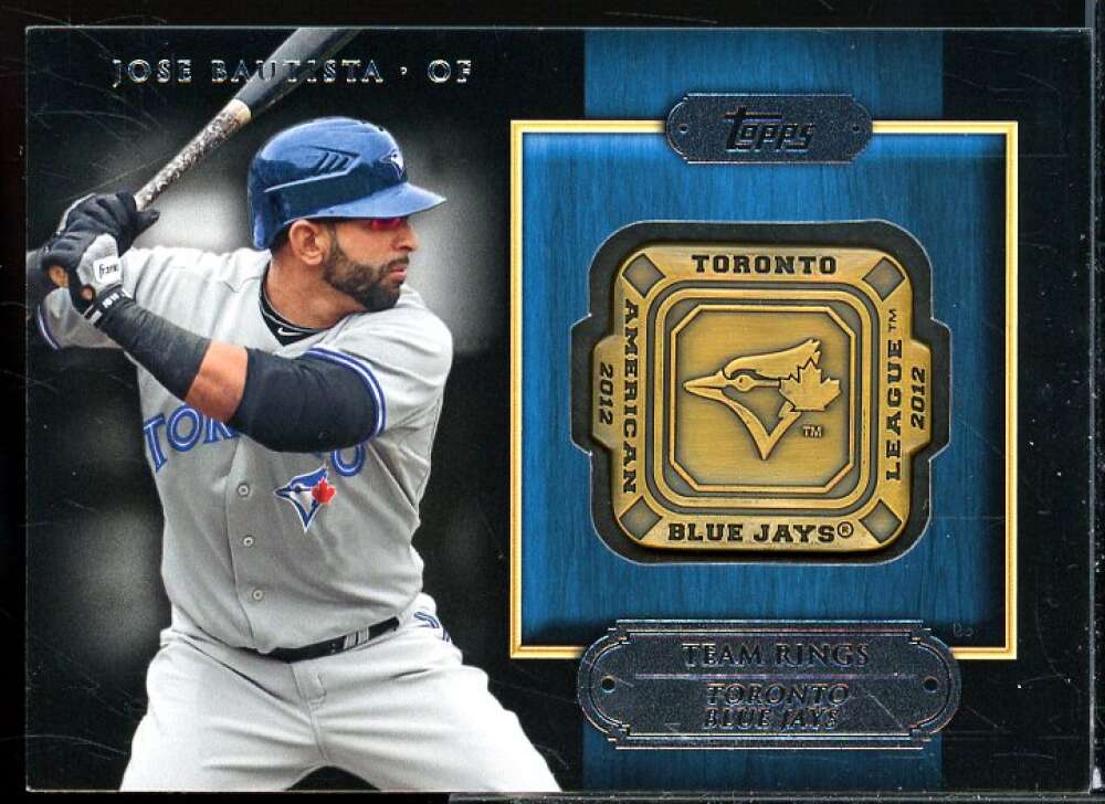 Jose Bautista Card 2012 Topps Team Rings #JBA  Image 1