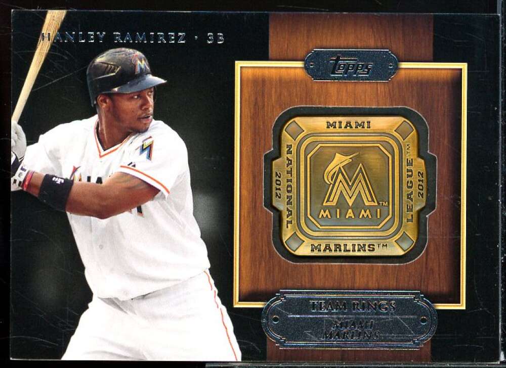 Hanley Ramirez Card 2012 Topps Team Rings #HR  Image 1