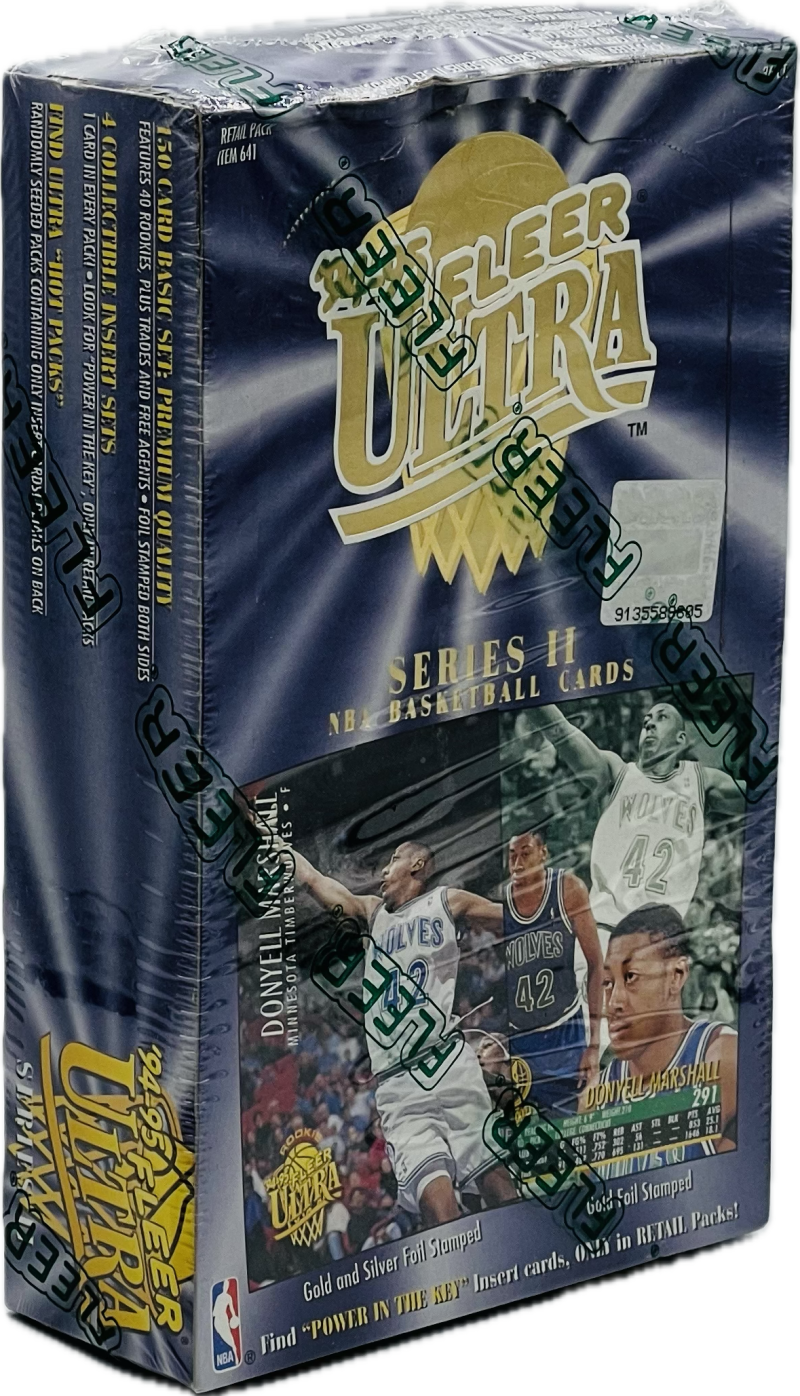 1994-95 Fleer Ultra Series 2 Basketball 36ct Retail Box Image 1