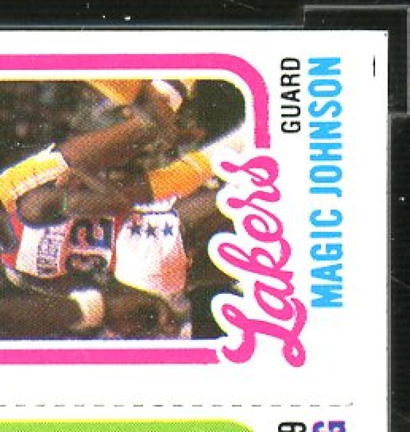 1980-81 Topps #6 Magic Johnson / Erving/ Larry Bird Rookie BGS BCCG 9 Near Mint+ Image 4