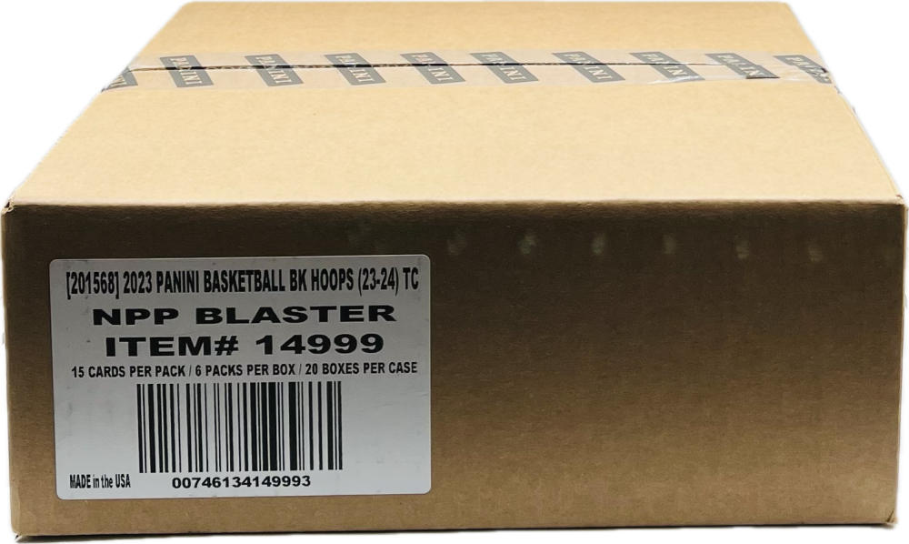 2023-24 Panini NBA Hoops Basketball 6-Pack 20-Blaster Box Case Image 1