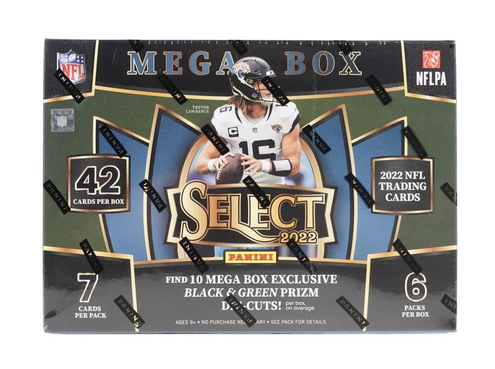 2022 Panini Select Football Mega Box (Black & Green Die-Cuts!) Image 1